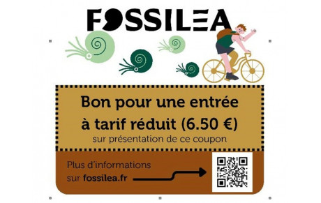 Bon de réduction musée "FOSSILEA"